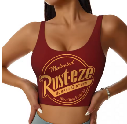 Lightning McQueen Themed Yoga Tops