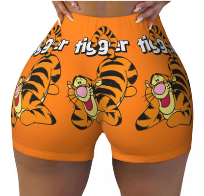 Winnie the Pooh Themed Yoga Shorts