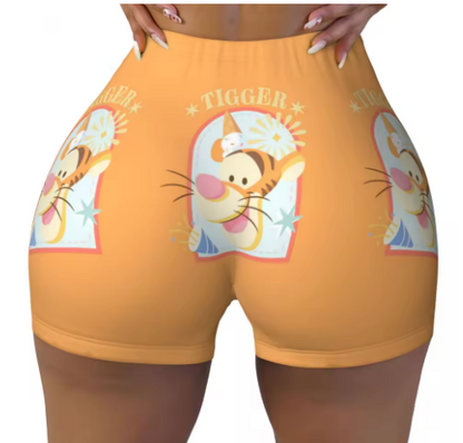 Winnie the Pooh Themed Yoga Shorts