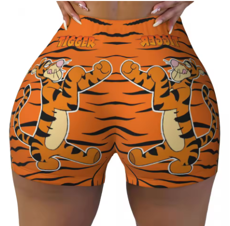 Winnie the Pooh Themed Yoga Shorts