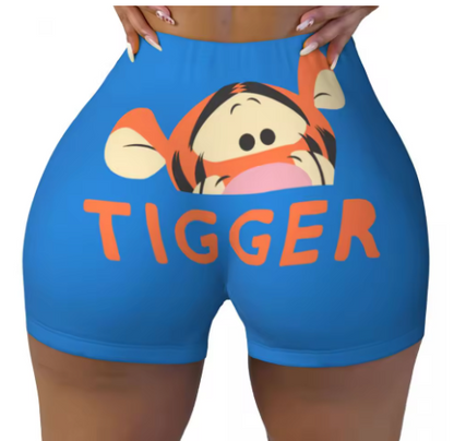 Winnie the Pooh Themed Yoga Shorts