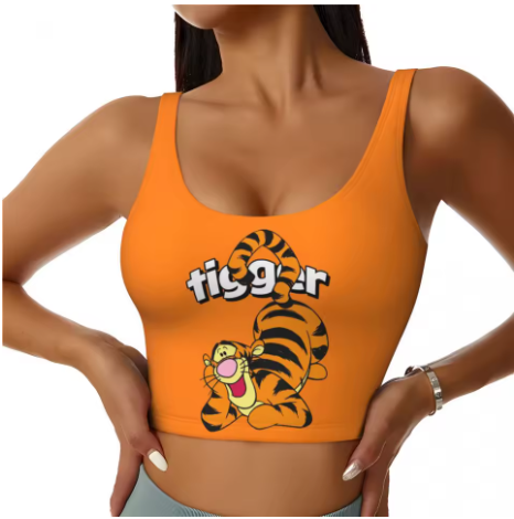 Winnie the Pooh Themed Yoga Tops